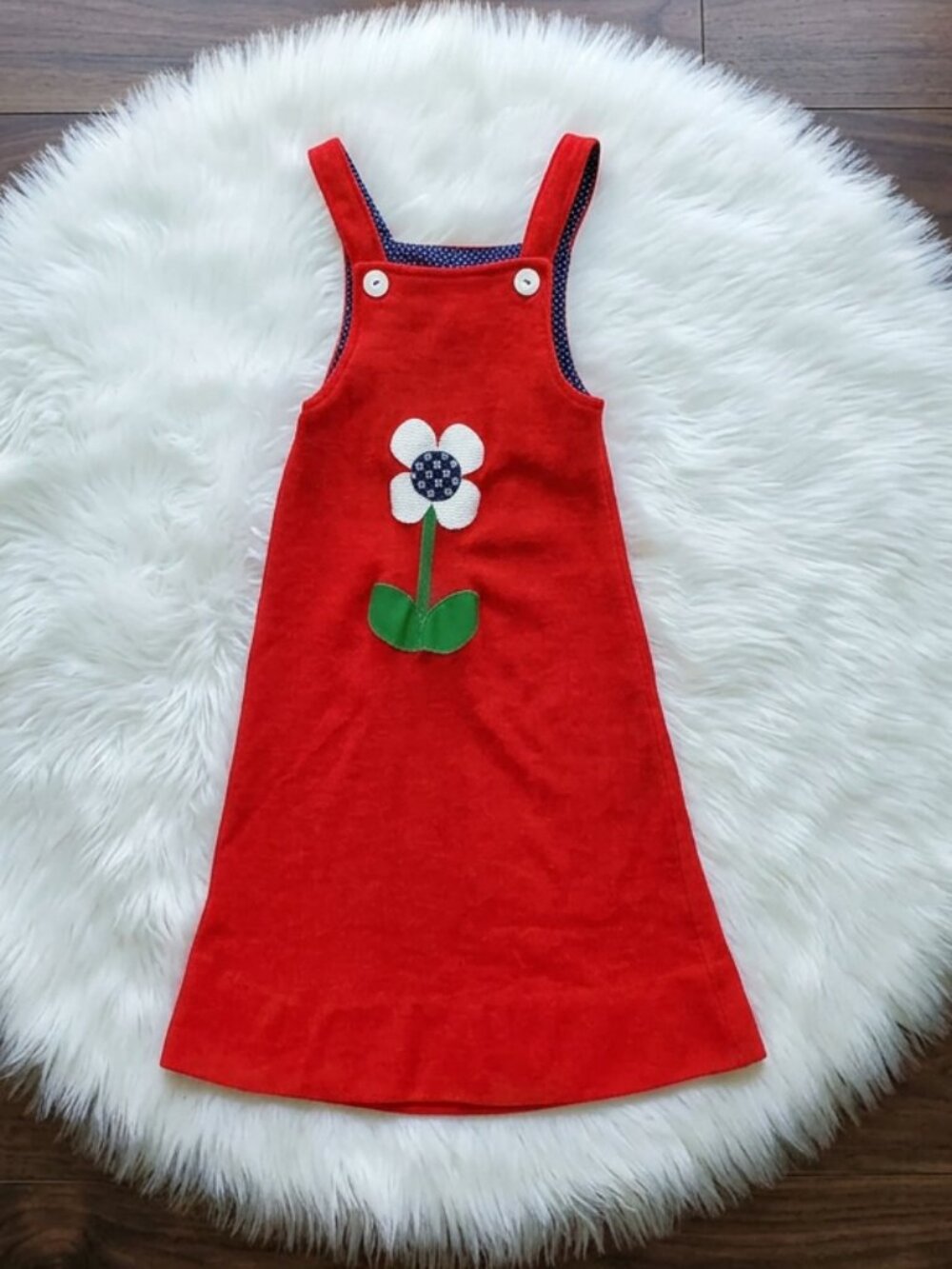 Vintage Chocolate Soup Red Jumper Dress Size 4T
